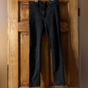 Hollister Advanced Stretch High Rise Jean Legging Washed Black